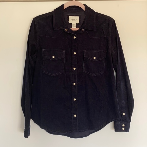 Corduroy Button Down Size Small